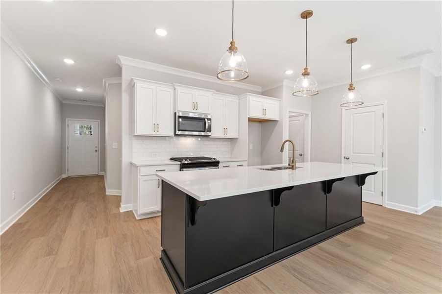 Furnished interior view inside a new home in Cherokee Township, Acworth (Image 5).