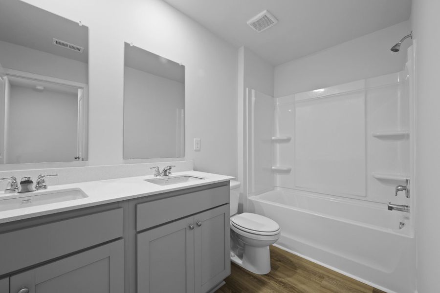 Furnished interior view inside a new home in Pineview North, Summerville (Image 12).