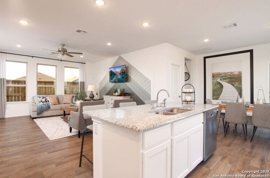 Furnished interior view inside a new home in Morgan Meadows, San Antonio (Image 10).