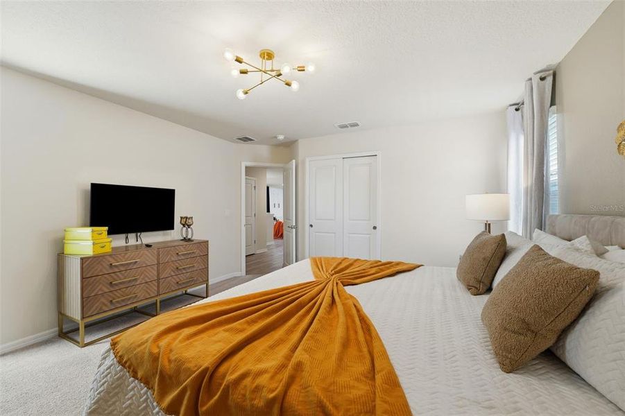 Furnished interior view inside a new home in , Clermont (Image 29).