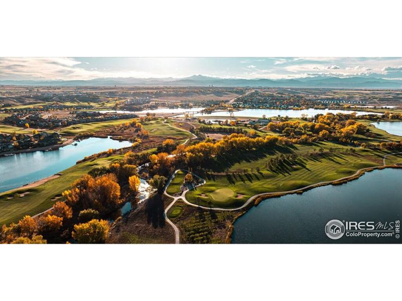 Short golf cart ride to sister golf course Pelican Lakes - 45 total holes of golf!