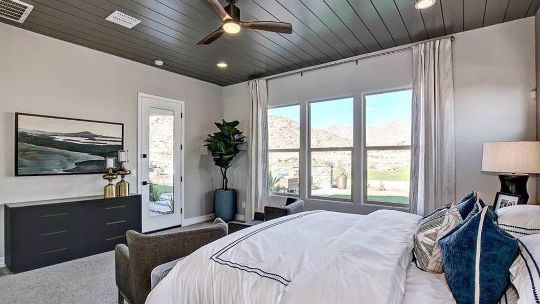 Representative furnished interior of a home built from the Appaloosa by Taylor Morrison in Victory at Verrado Venture II Collection 55+, Buckeye (Image 25).