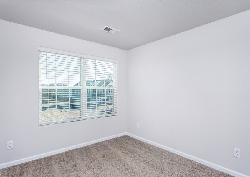 Each bedroom has its own closet