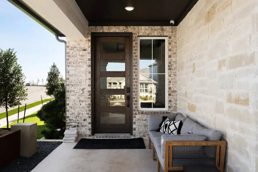 Representative furnished interior of a home built from the Skyview by Tri Pointe Homes in Terrace Collection at Heritage, Dripping Springs (Image 6).