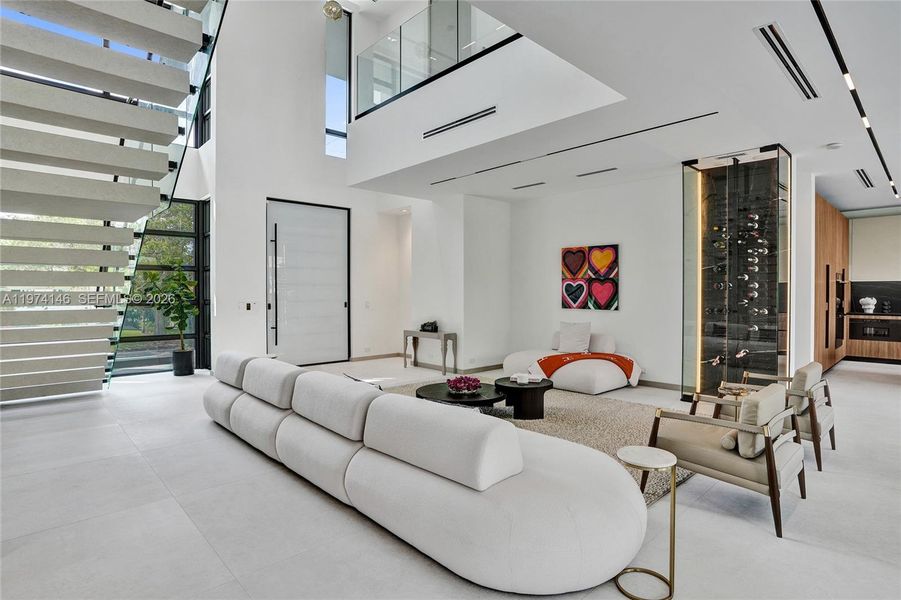 Furnished interior view inside a new home in , Miami Shores (Image 38).