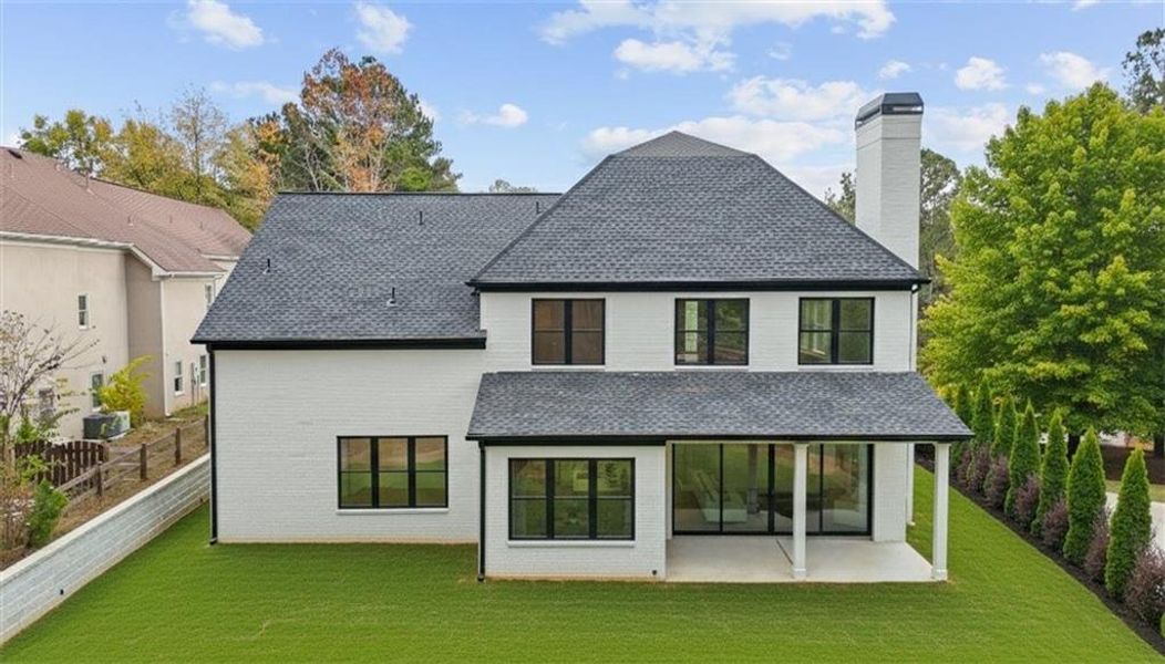 Front exterior of a new home in , Canton, GA, highlighting curb appeal (Image 29).