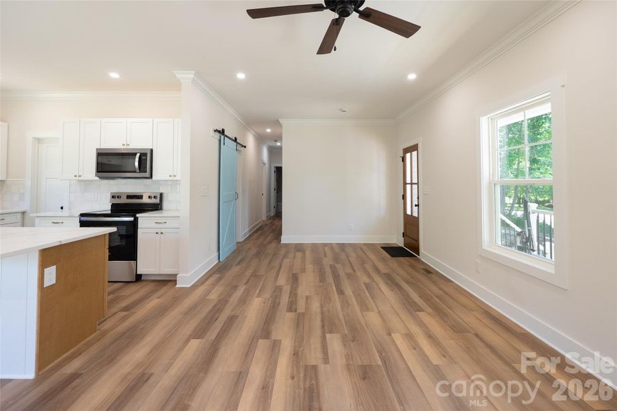 Spacious, unfurnished interior of a new home in , Huntersville (Image 28).
