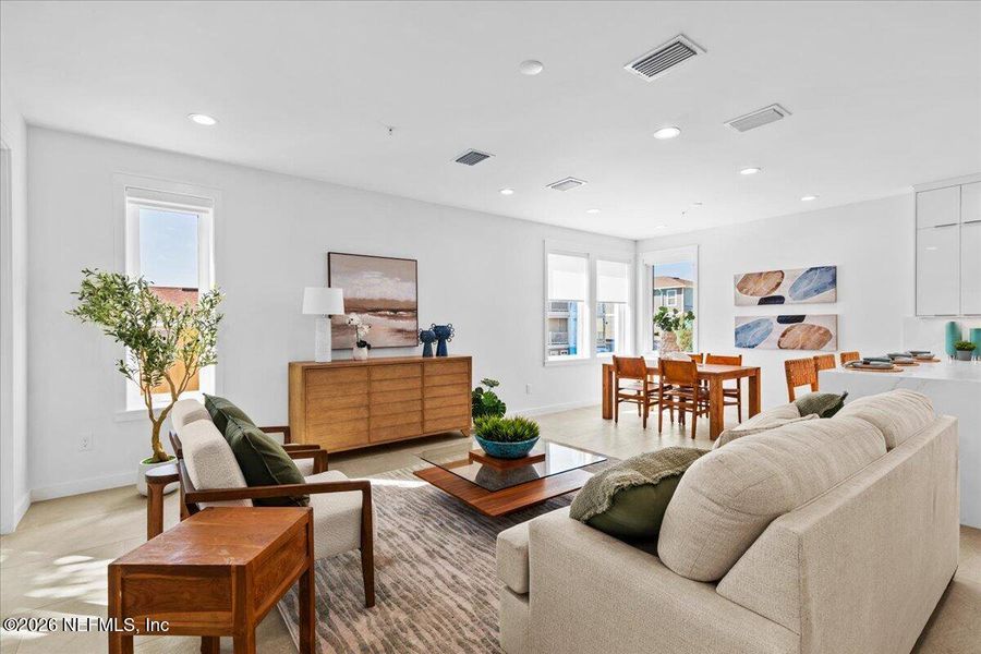 Furnished interior view inside a new home in , Jacksonville Beach (Image 6).