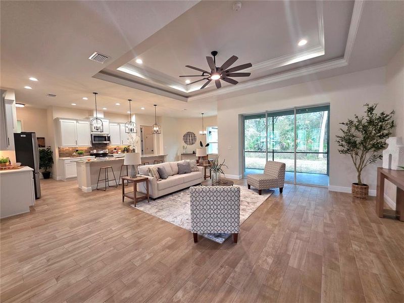 Furnished interior view inside a new home in , Brooksville (Image 10).