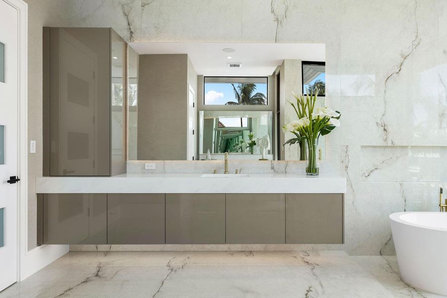 Furnished interior view inside a new home in , Boca Raton (Image 12).