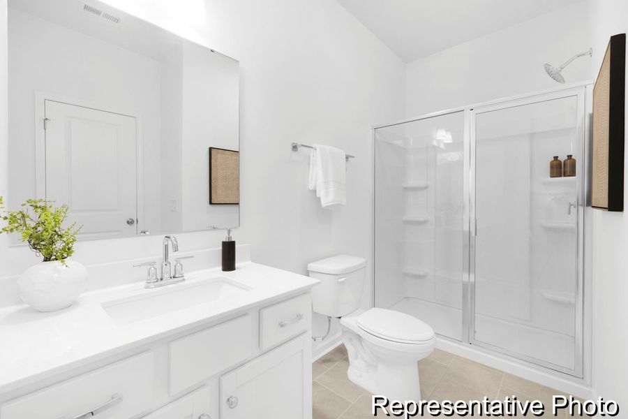 Furnished interior view inside a new home in Wheatfield Estates, Statesville (Image 20).