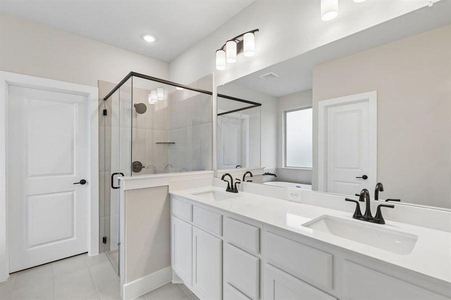 Furnished interior view inside a new home in Ellis Ranch Estates, Waxahachie (Image 13).