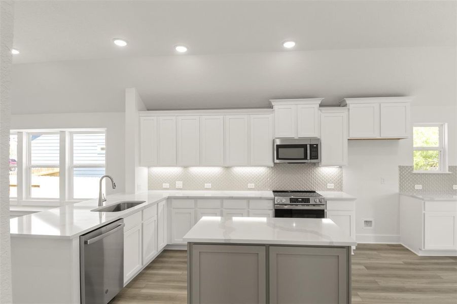 Furnished interior view inside a new home in Grande Estates, Bertram (Image 4).