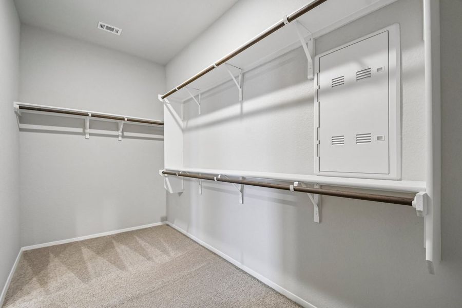 Spacious, unfurnished interior of a new home in Oaks at San Gabriel, Georgetown (Image 17). Spacious, unfurnished interior of a new home in Oaks at San Gabriel, Georgetown (Image 17).