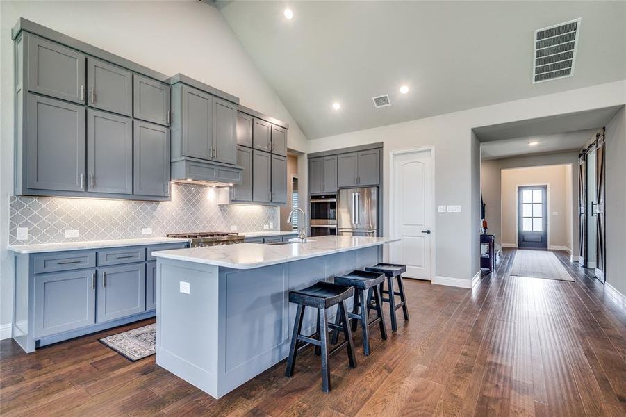 Furnished interior view inside a new home in , Flower Mound (Image 23).