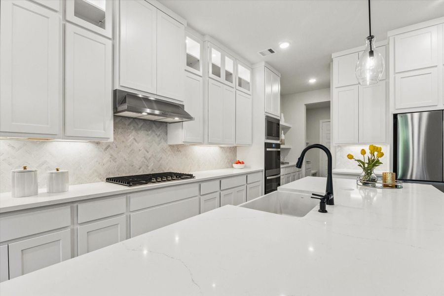 Furnished interior view inside a new home in , Fulshear (Image 35).