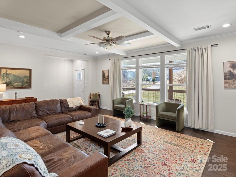 Furnished interior view inside a new home in , Hendersonville (Image 9).