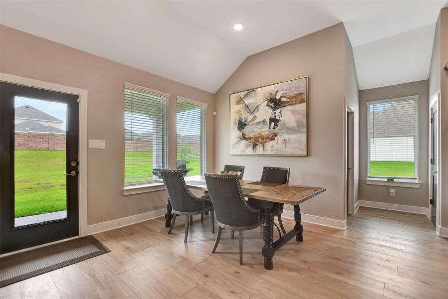 Furnished interior view inside a new home in Lone Star Landing, Montgomery (Image 19).