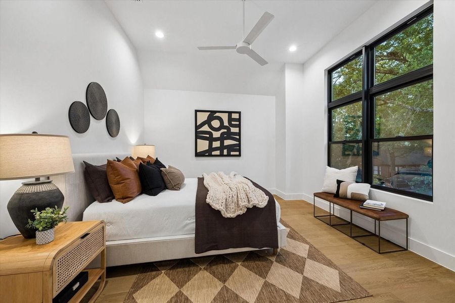 Furnished interior view inside a new home in , Houston (Image 23).