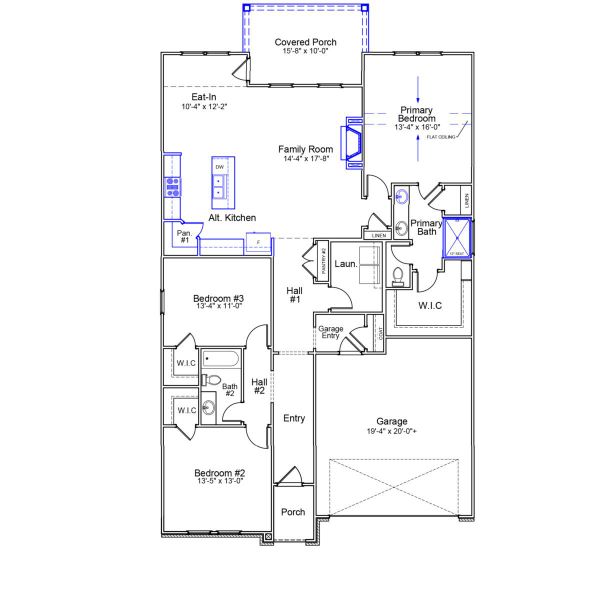 2D floor plan layout of this home in Ovation at Sweetbrier, Durham, NC (Image 2). 2D floor plan layout of this home in Ovation at Sweetbrier, Durham, NC (Image 2).