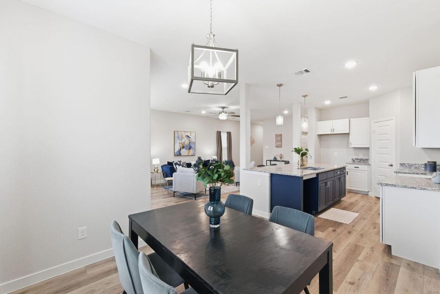 Furnished interior view inside a new home in , Houston (Image 6). Furnished interior view inside a new home in , Houston (Image 6).