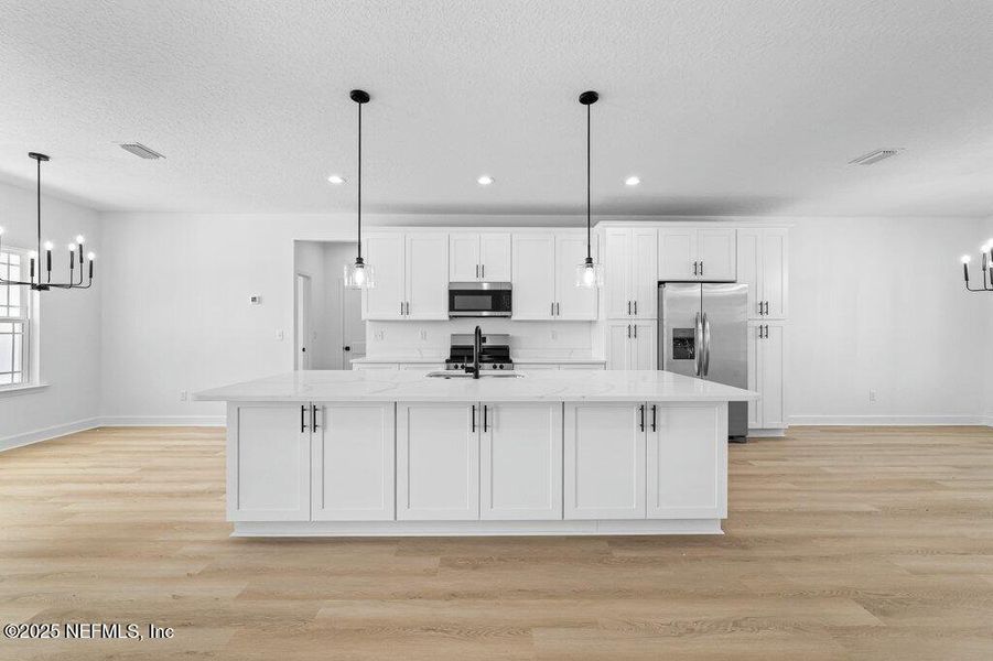 Furnished interior view inside a new home in , Glen St. Mary (Image 4).