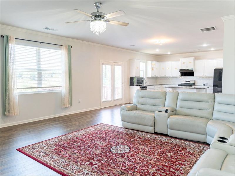 Furnished interior view inside a new home in , Cumming (Image 11).