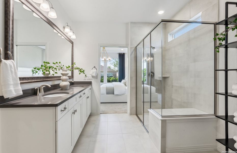 Furnished interior view inside a new home in Del Webb New Braunfels at Veramendi, New Braunfels (Image 10).