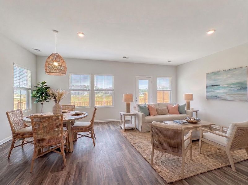 Furnished interior view inside a new home in , Summerville (Image 12).