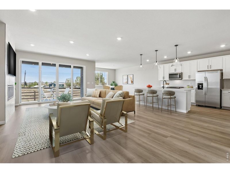 Furnished interior view inside a new home in Farmstead, Berthoud (Image 13).