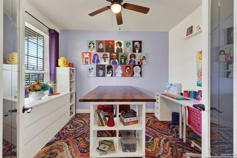 Furnished interior view inside a new home in , New Braunfels (Image 7).