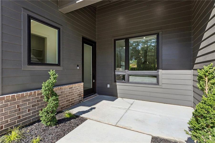 Exterior details and patio area of a home in , Marietta (Image 26).