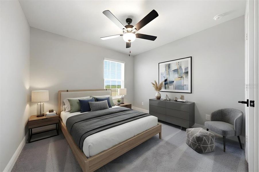 Furnished interior view inside a new home in Gum Lake Preserve, Lake Alfred (Image 11).
