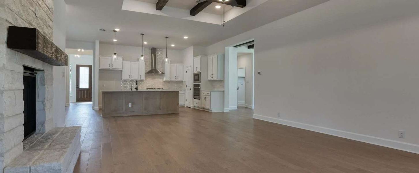 Representative unfurnished interior of a home built from the Alexander II by Ashton Woods in Sunday Creek at Kinder Ranch, San Antonio (Image 17).