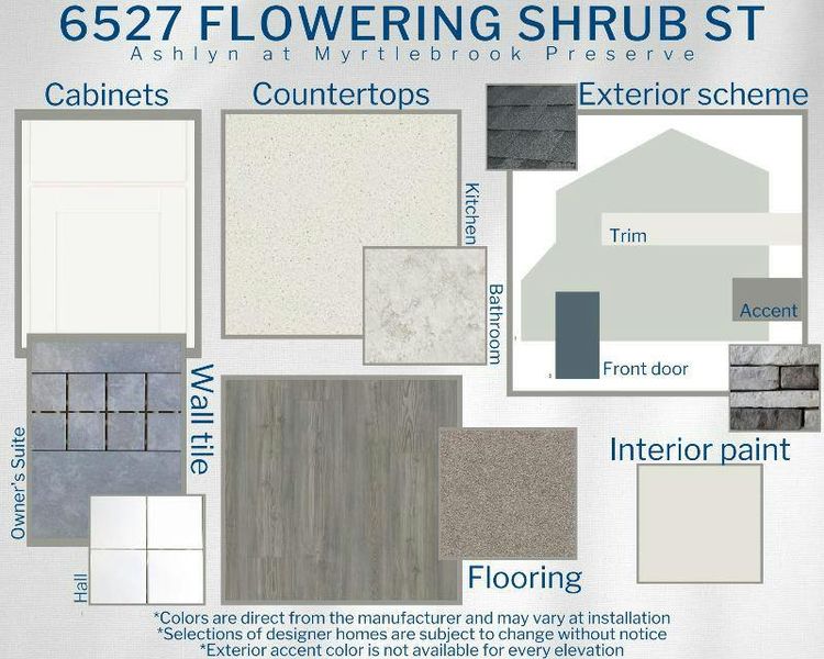 Ashlyn - Colors for This Home Ashlyn - Colors for This Home