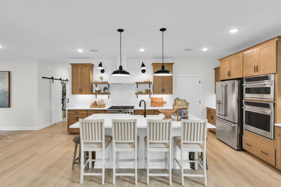 Kitchen with pendant lighting Kitchen with pendant lighting