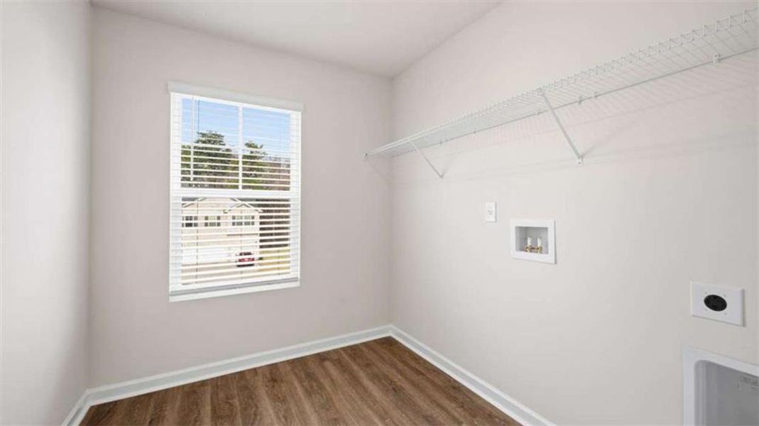 Spacious, unfurnished interior of a new home in Brooks Station, Dacula (Image 33).