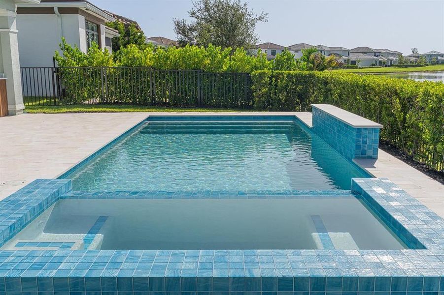 Exterior details and patio area of a home in Tesoro Club, Port St. Lucie (Image 30).