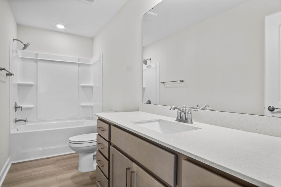 Furnished interior view inside a new home in Bridgewater - Shorehaven Village, Little River (Image 11).