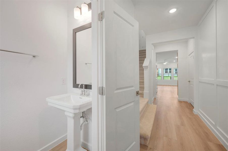 Furnished interior view inside a new home in Providence Commons, Providence Village (Image 9). Furnished interior view inside a new home in Providence Commons, Providence Village (Image 9).