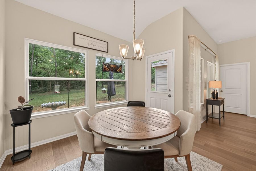 Furnished interior view inside a new home in , Willis (Image 25).