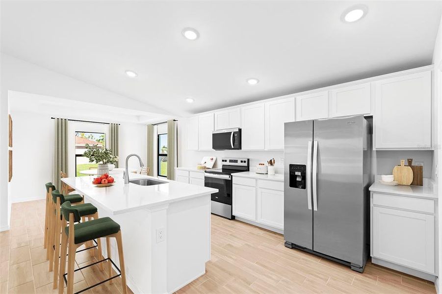 Furnished interior view inside a new home in , Port Charlotte (Image 7).