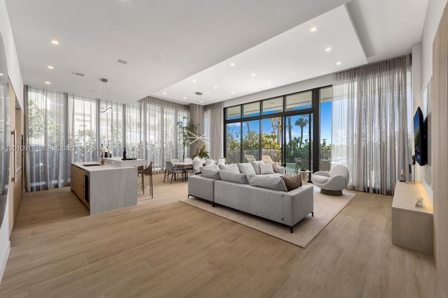 Furnished interior view inside a new home in Casamar, Pompano Beach (Image 43).
