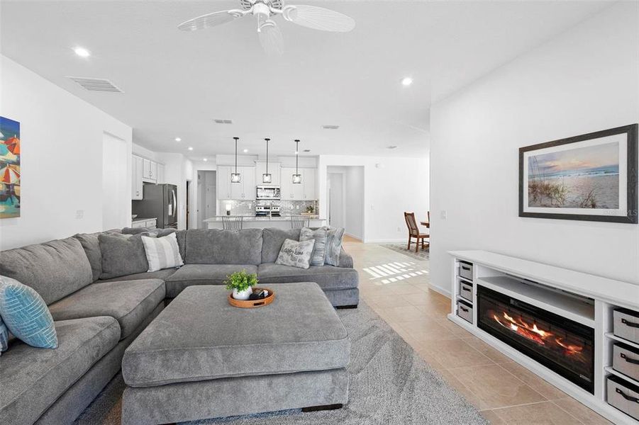 Furnished interior view inside a new home in Addison Landing, Deland (Image 46).