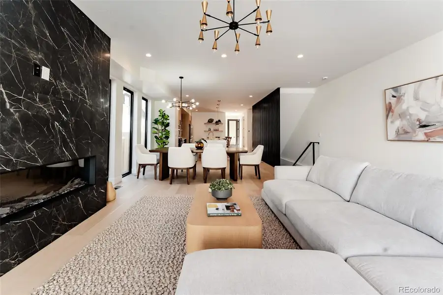 Furnished interior view inside a new home in , Englewood (Image 6).