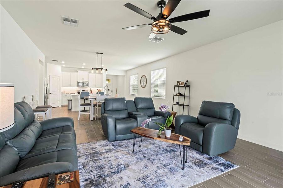 Furnished interior view inside a new home in Angeline Active Adult, Land O' Lakes (Image 17). Furnished interior view inside a new home in Angeline Active Adult, Land O' Lakes (Image 17).