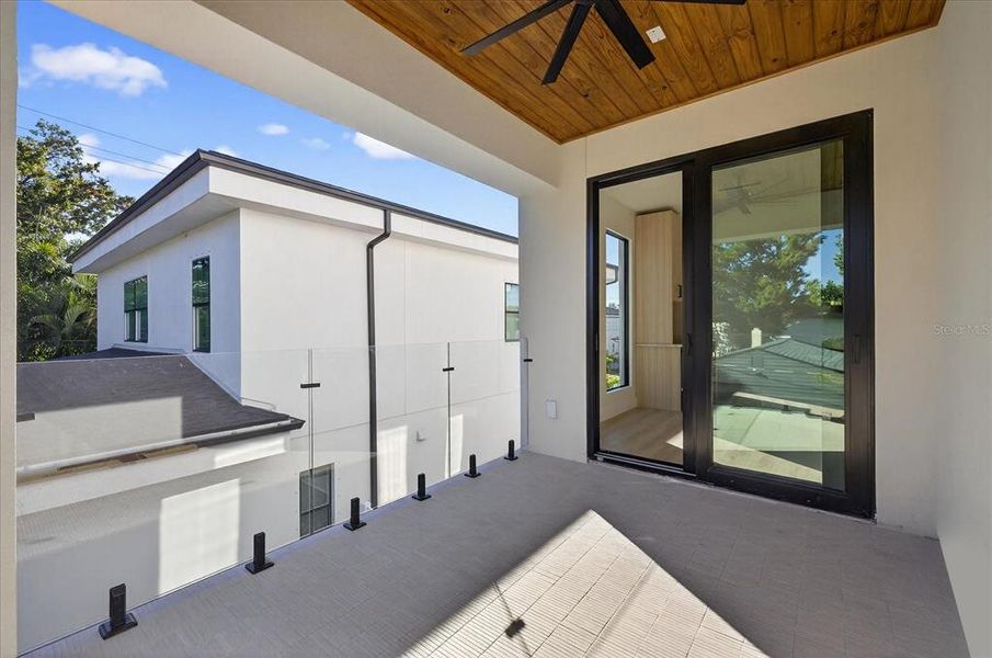 Exterior details and patio area of a home in , Tampa (Image 32).