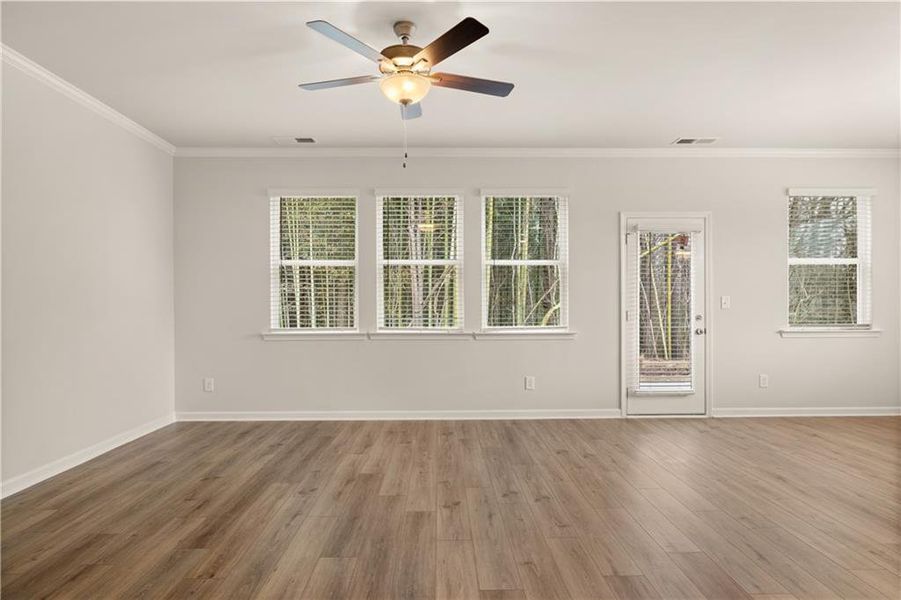 Spacious, unfurnished interior of a new home in Alcovy Village, Lawrenceville (Image 16).