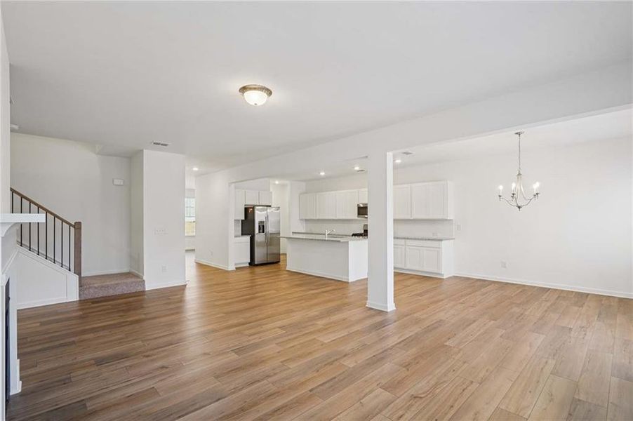 Spacious, unfurnished interior of a new home in The Pointe at Heron Bay, Locust Grove (Image 21).