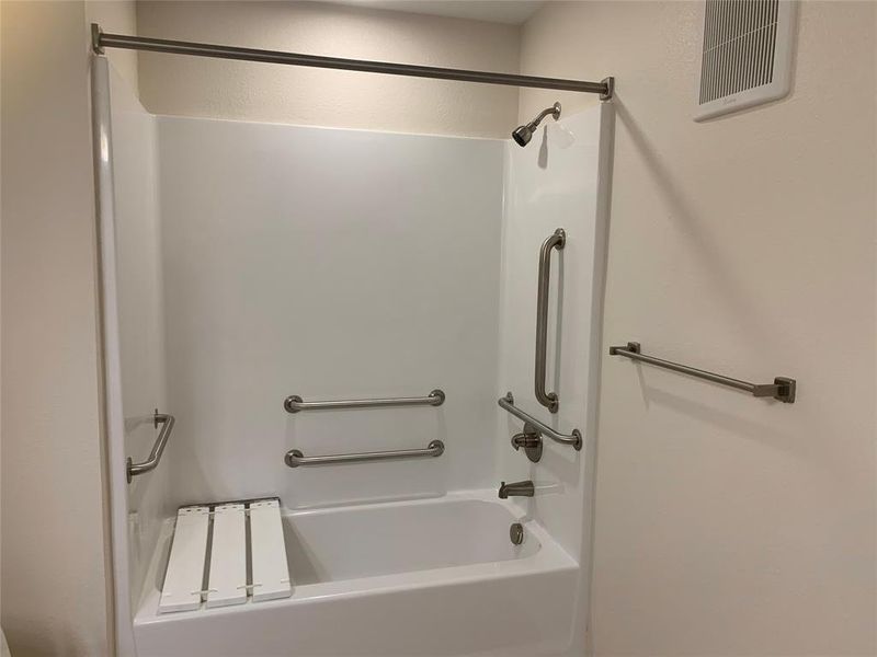 Bathroom with  shower combination